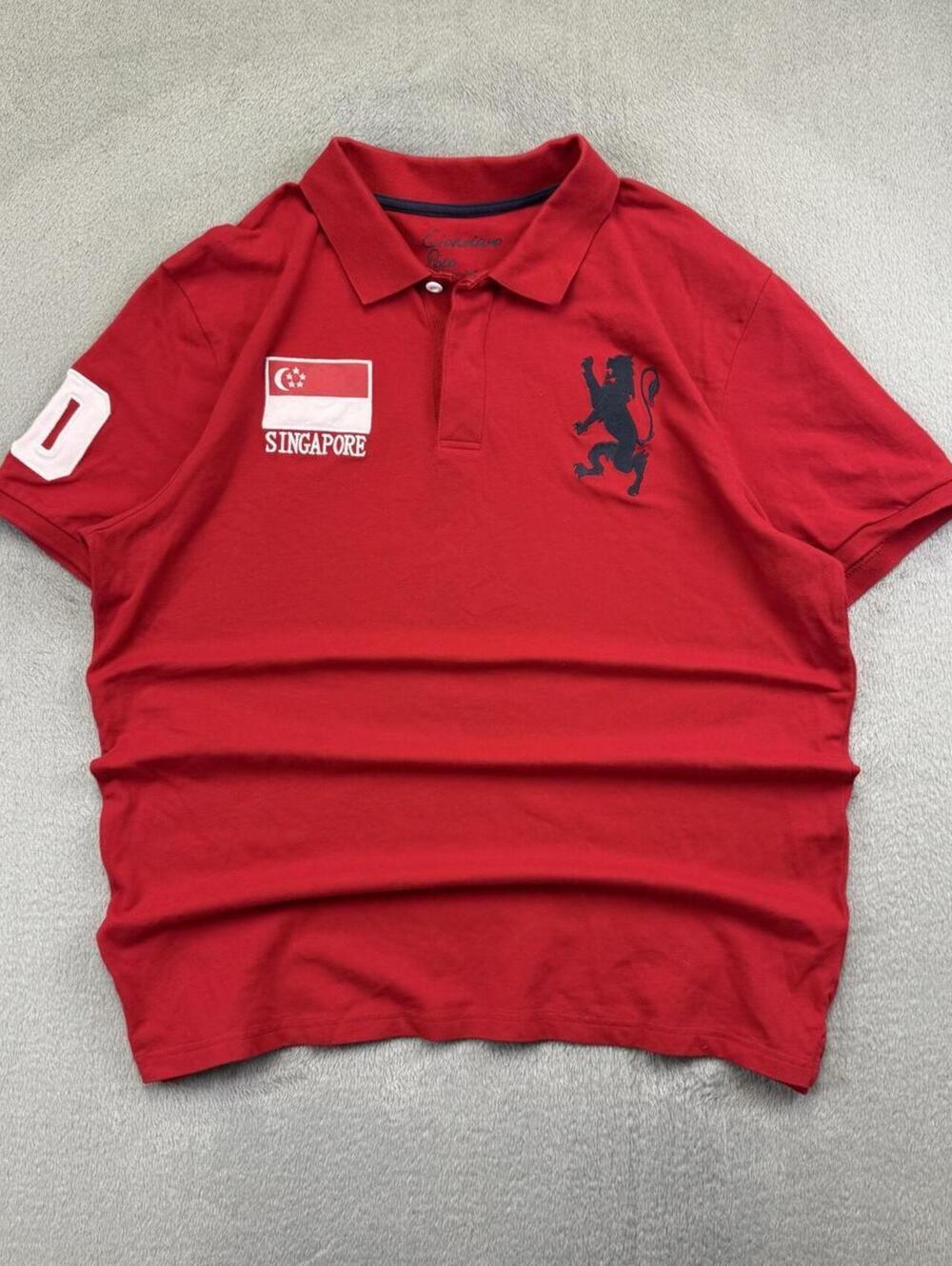 Y2K Giordano Singapore Polo Shirt